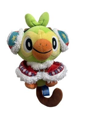 Pokémon Center Grookey Christmas Wonderland Plush Holiday 7.5”